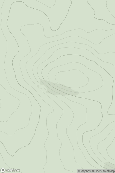 Thumbnail image for Clauchrie Hill [Carrick and Galloway] showing contour plot for surrounding peak
